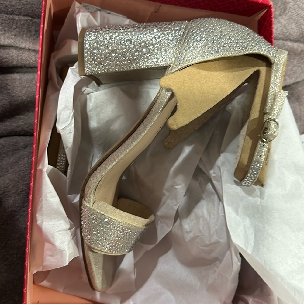 Chunky glitter shoes